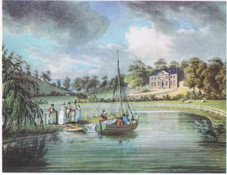 川沿いのカントリーハウス